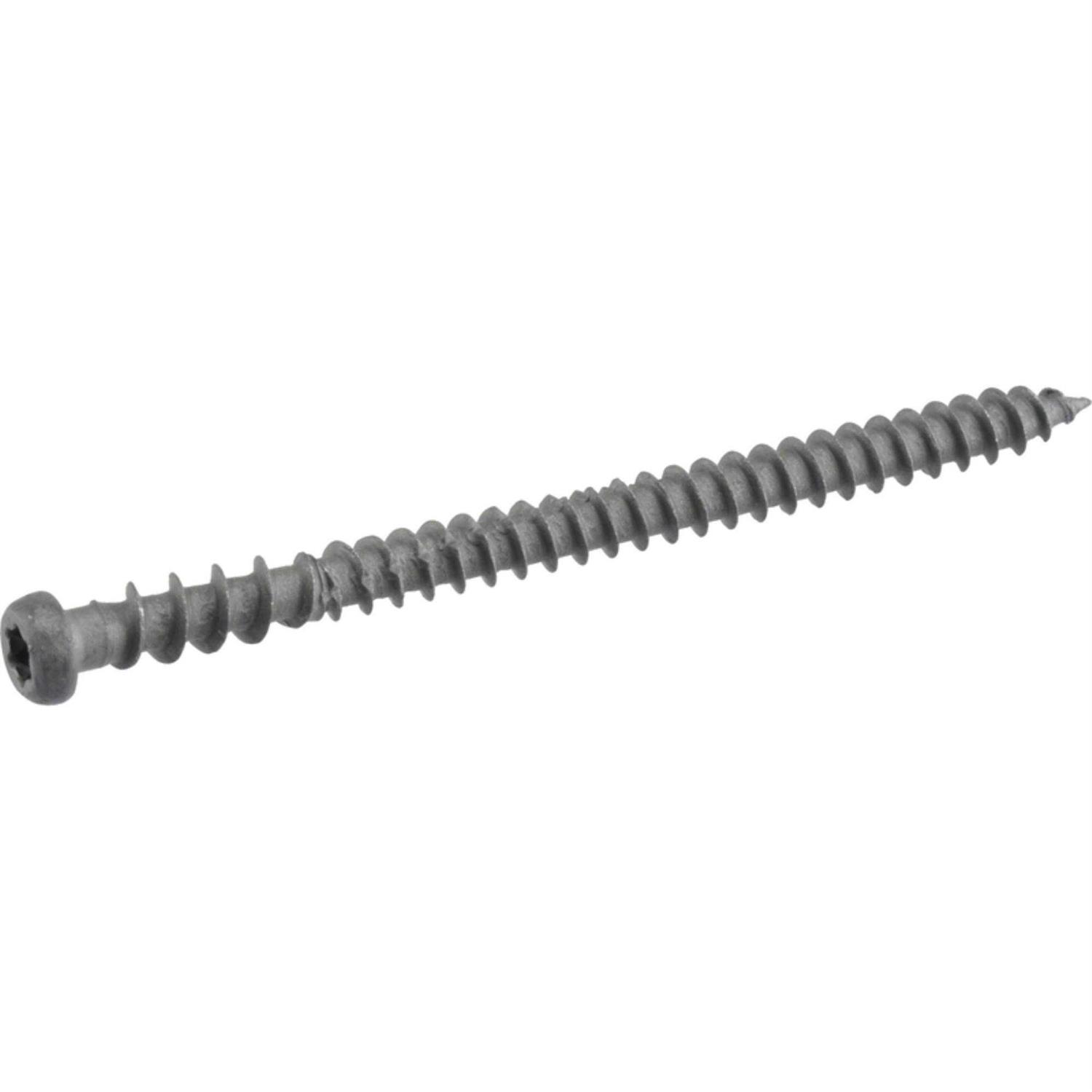 Deck Plus No. 10 x 2-1/2 in. L Star Flat Head Composite Deck Screws 5 lb 48440 - Cheap Fitting