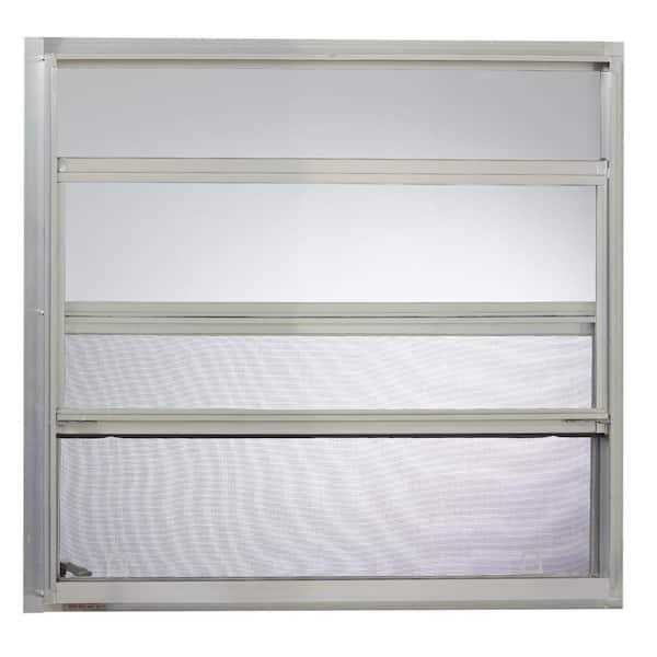 TAFCO Windows 30 in. x 27 in. Mobile Home Single Hung Aluminum Window - Cheap Fitting