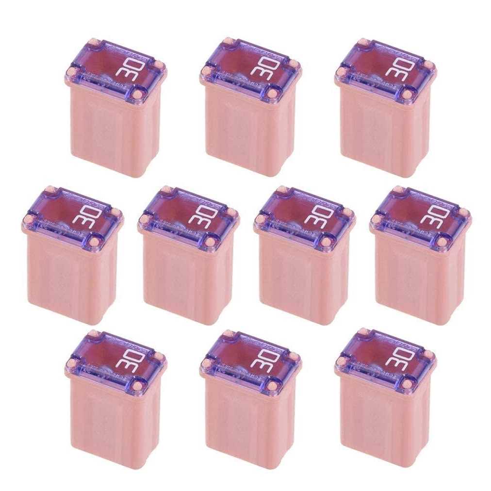 10 Pack 608830 30 Amp Micro Cartridge Fuses - Cheap Fitting