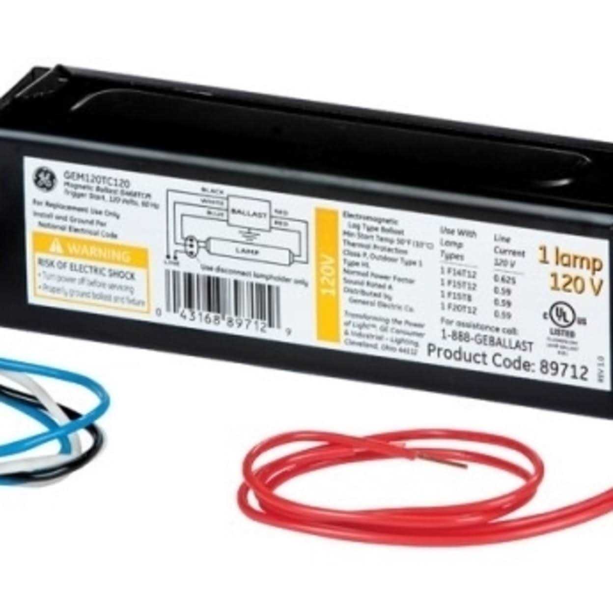 Ge F20t12 Rapid Ballast Magnetic - Cheap Fitting