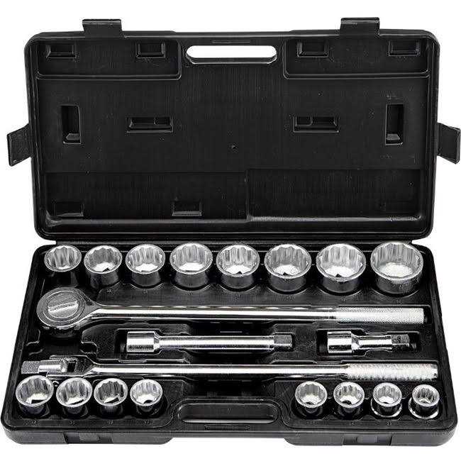 Pittsburgh 20 Piece Jumbo Socket Set - Cheap Fitting