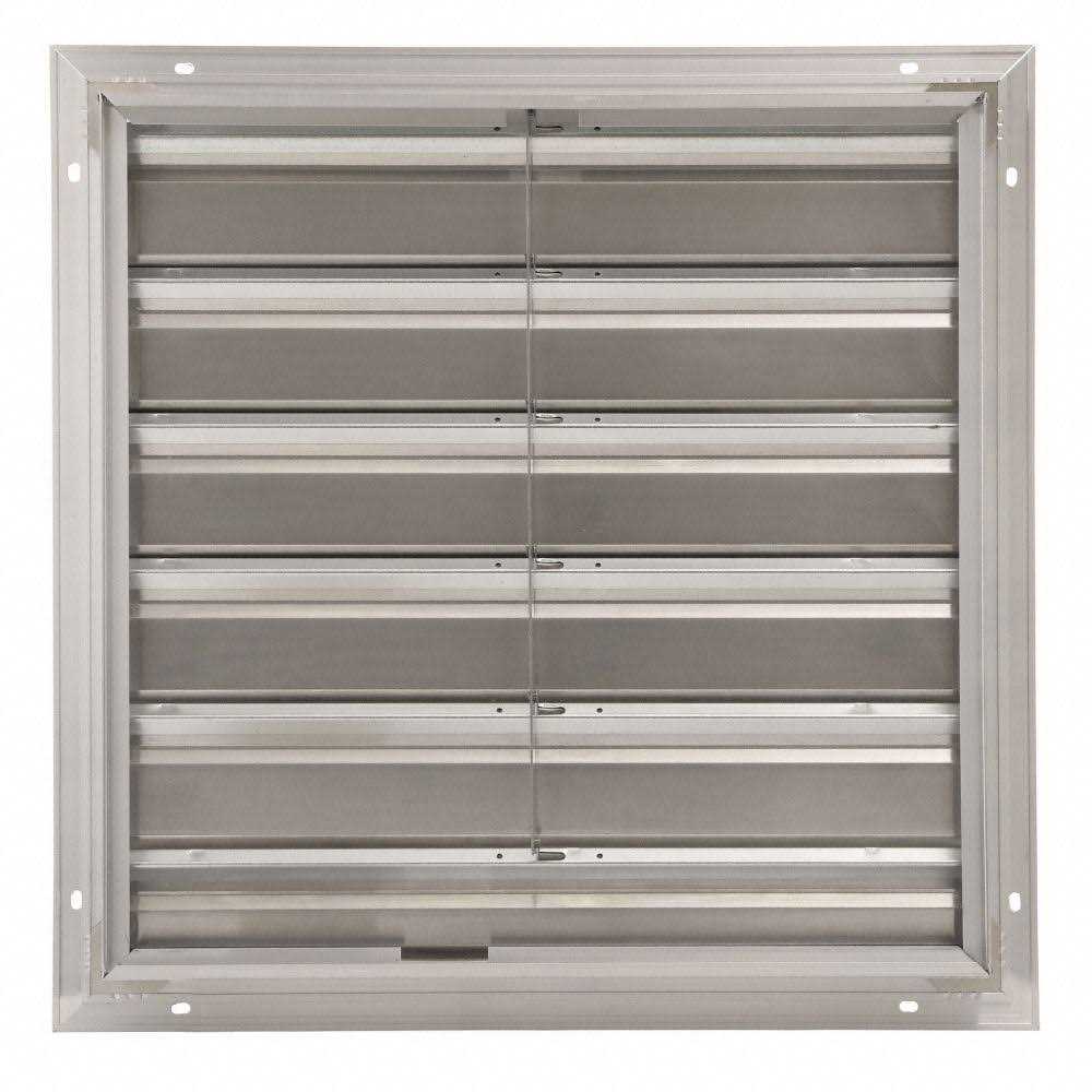 Dayton 24 in Backdraft Damper / Wall Shutter - Cheap Fitting