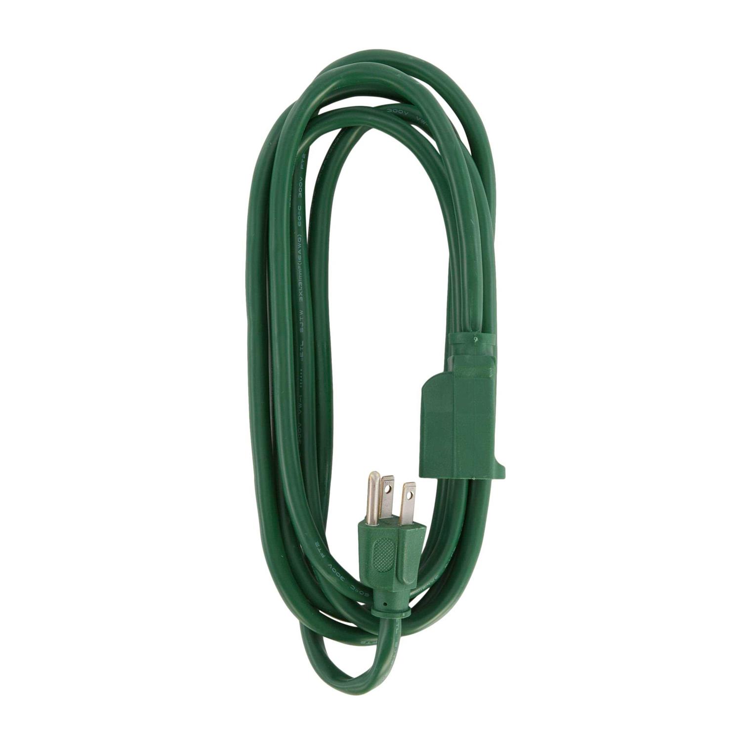 Utilitech 8 ft 3-Prong Outdoor Light Duty General Extension Cord 16g 13amp New UT880608 - Cheap Fitting