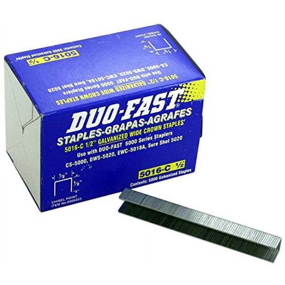 Duo Fast 5016C 20 Gauge Staples - Cheap Fitting