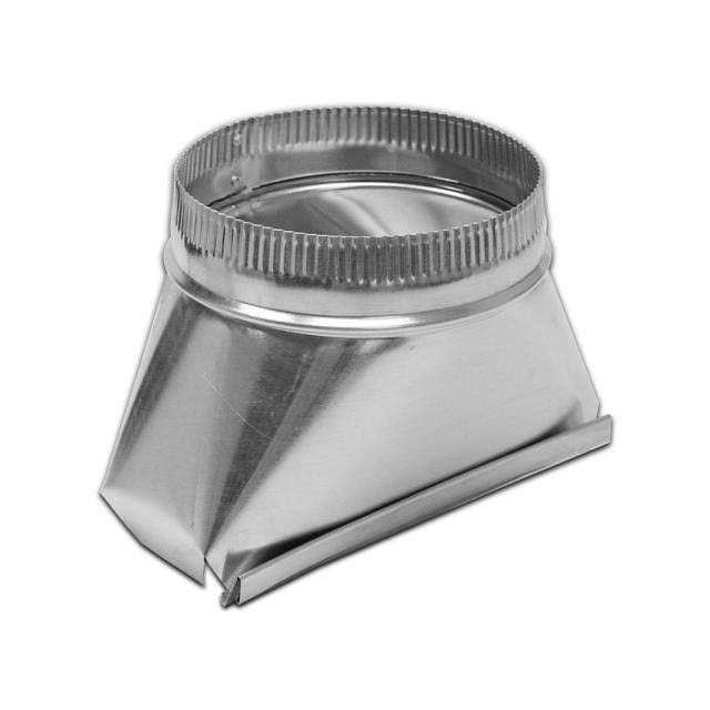 Deflect-O 4 in. D X 10 in. L Galvanized Steel Duct - Cheap Fitting