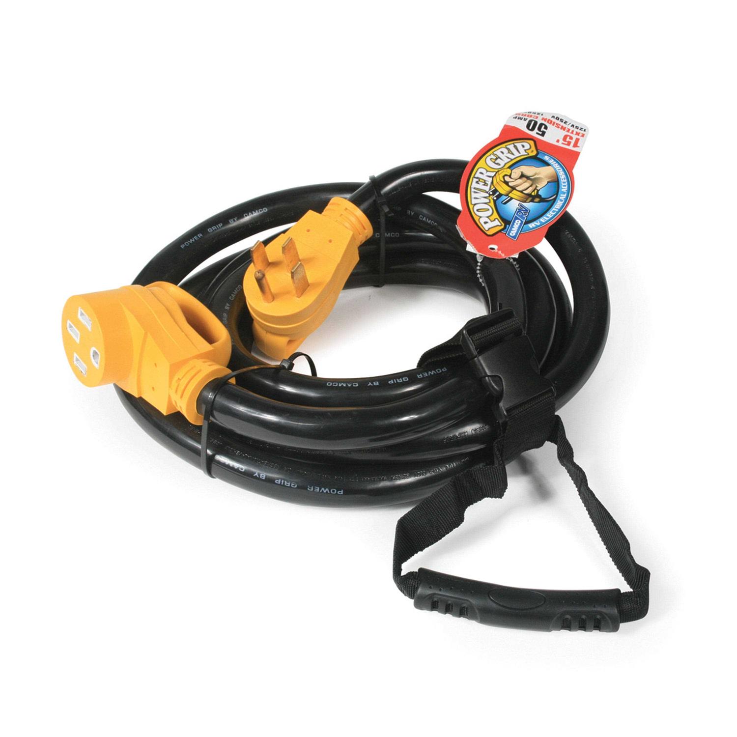 Camco Power Grip RV Extension Cord 55194 - Cheap Fitting