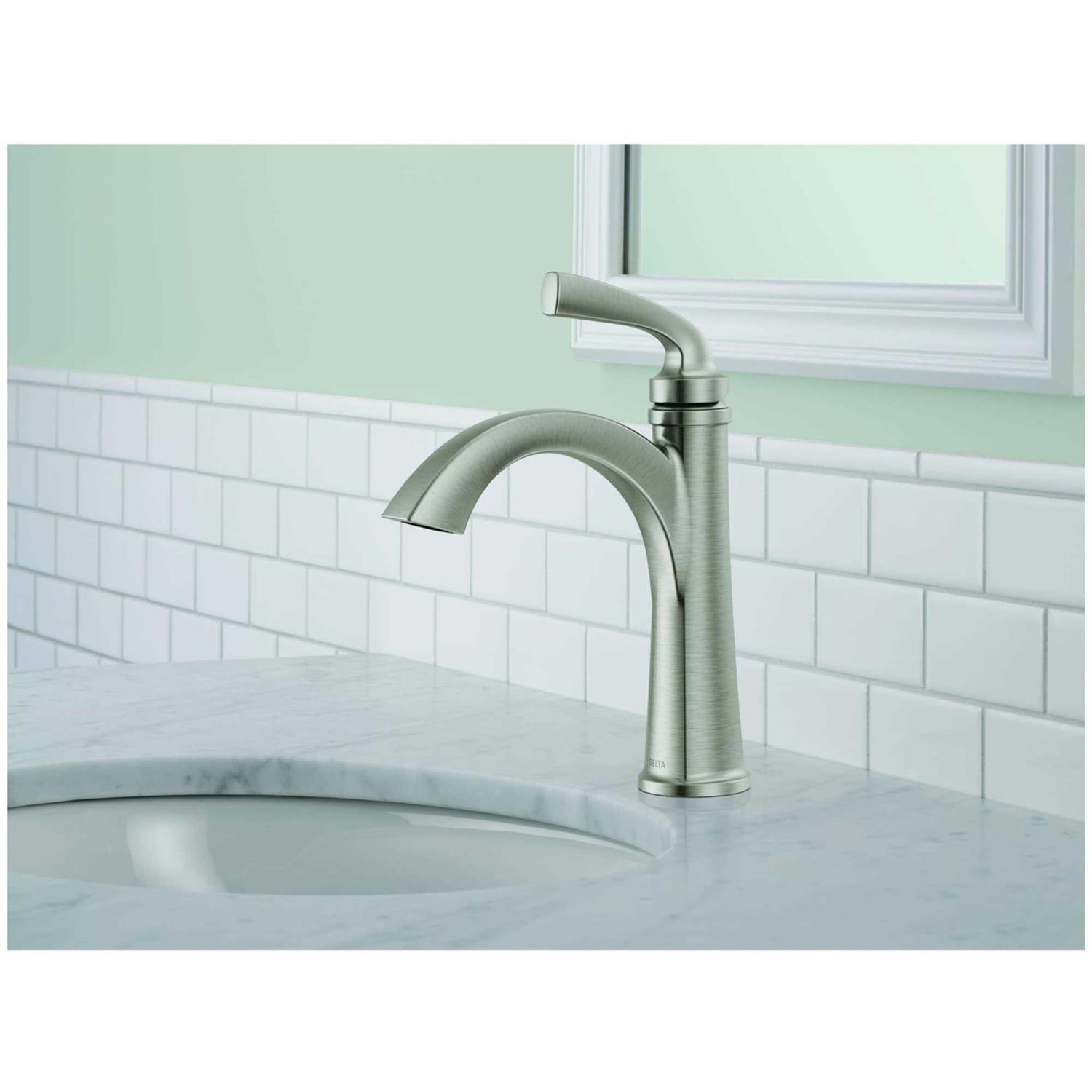 Delta Geist Single Handle Bathroom Faucet - Cheap Fitting