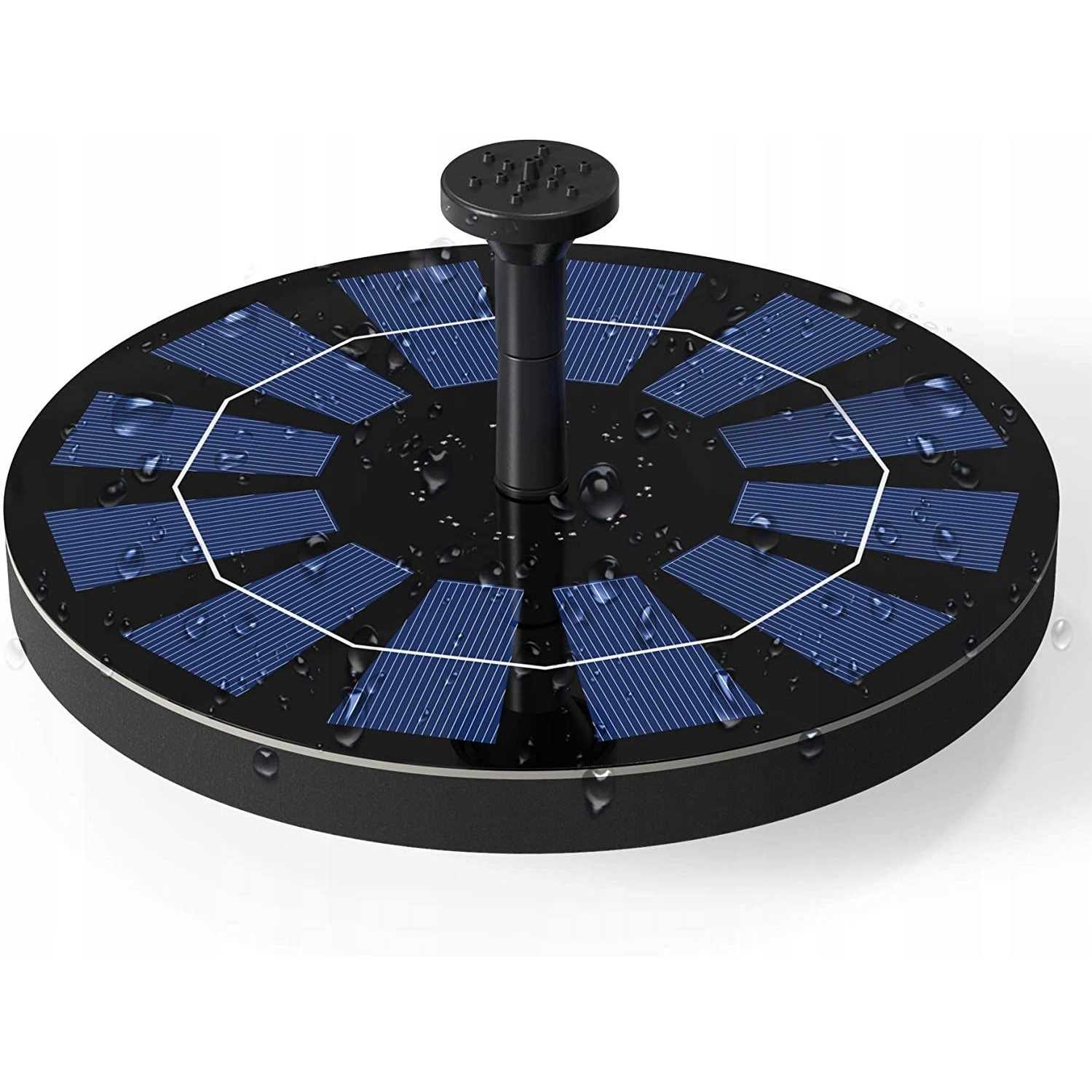 Lawoho Solar Fountain for Bird Bath, Solar Powered Fountain Pump 1.5W Free Standing Floating Birdbath Water Pumps for Garden, Patio, Pond and Pool - Cheap Fitting