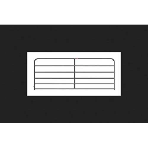 Behlen 10 ft. Gray 6-Rail Utility Gate - Cheap Fitting