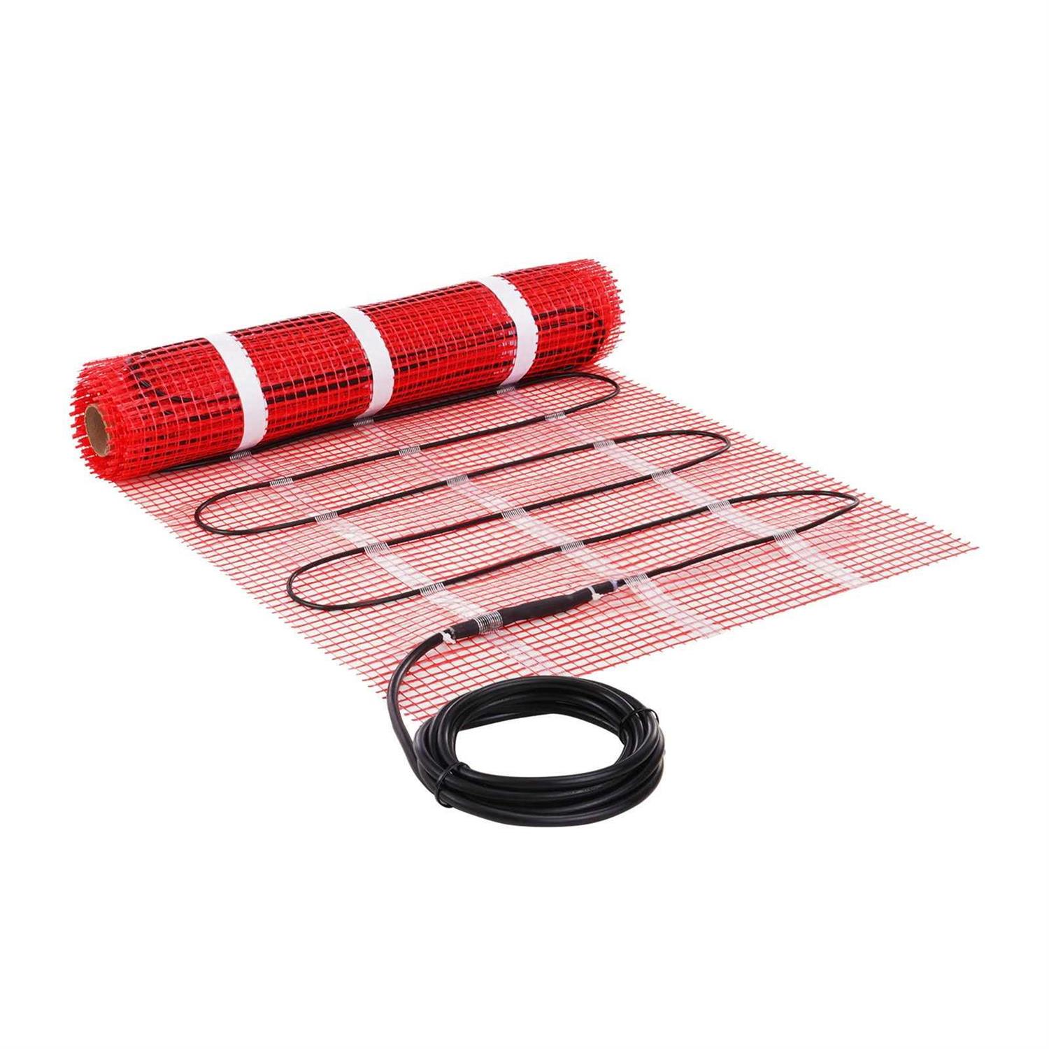 VEVOR Floor Heating Mat Electric Radiant In-Floor Heated Warm System with Digital Floor Sensing Thermostat - Cheap Fitting