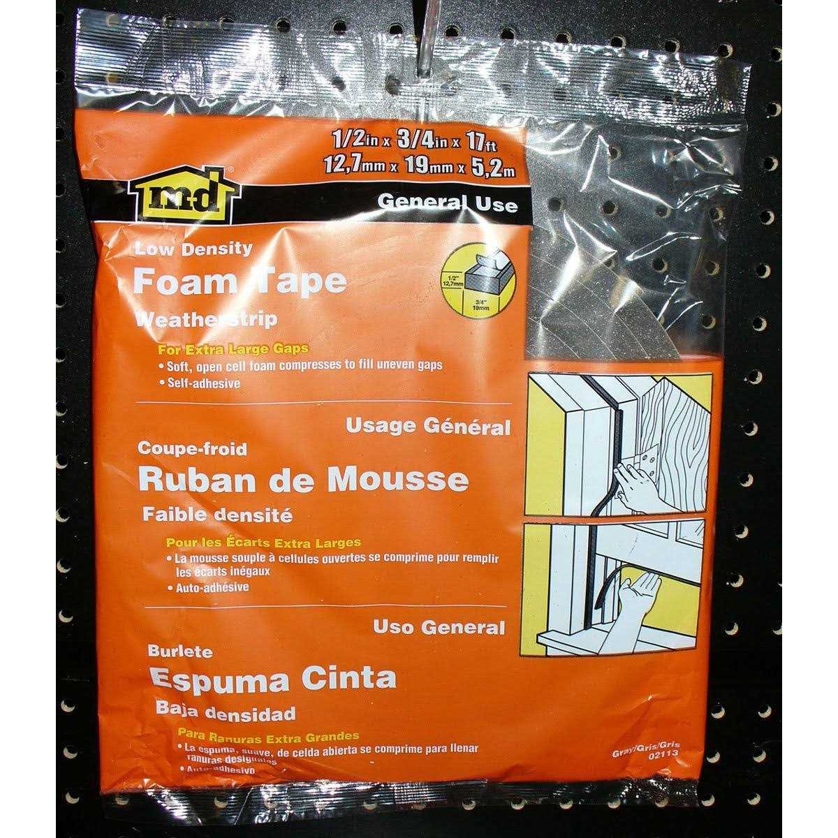 M-D Building Products Foam Tape 02113 - Cheap Fitting