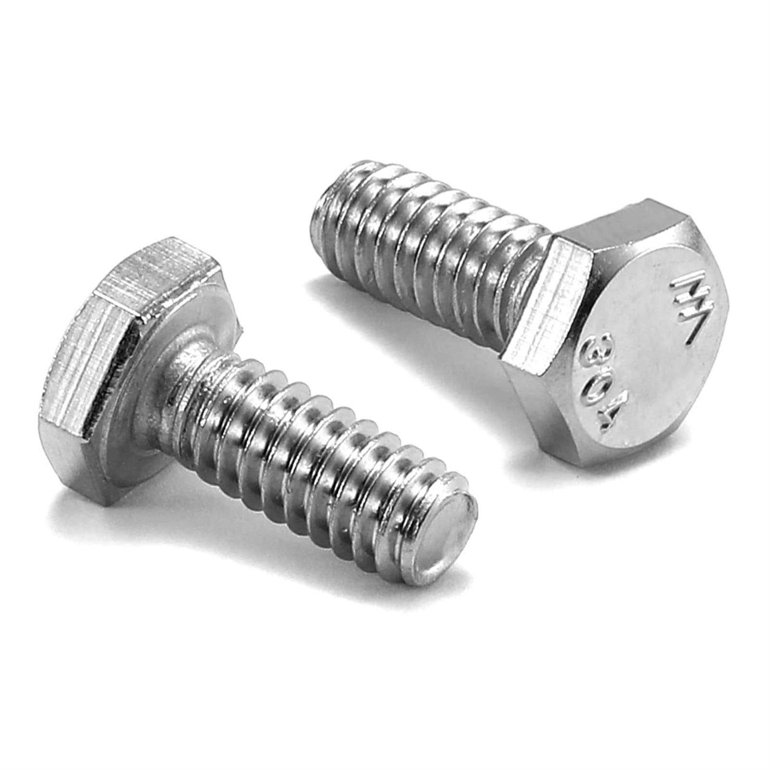 SG TZH Hex Head Screw Bolt 20Pcs 18-8 Stainless Steel - Cheap Fitting