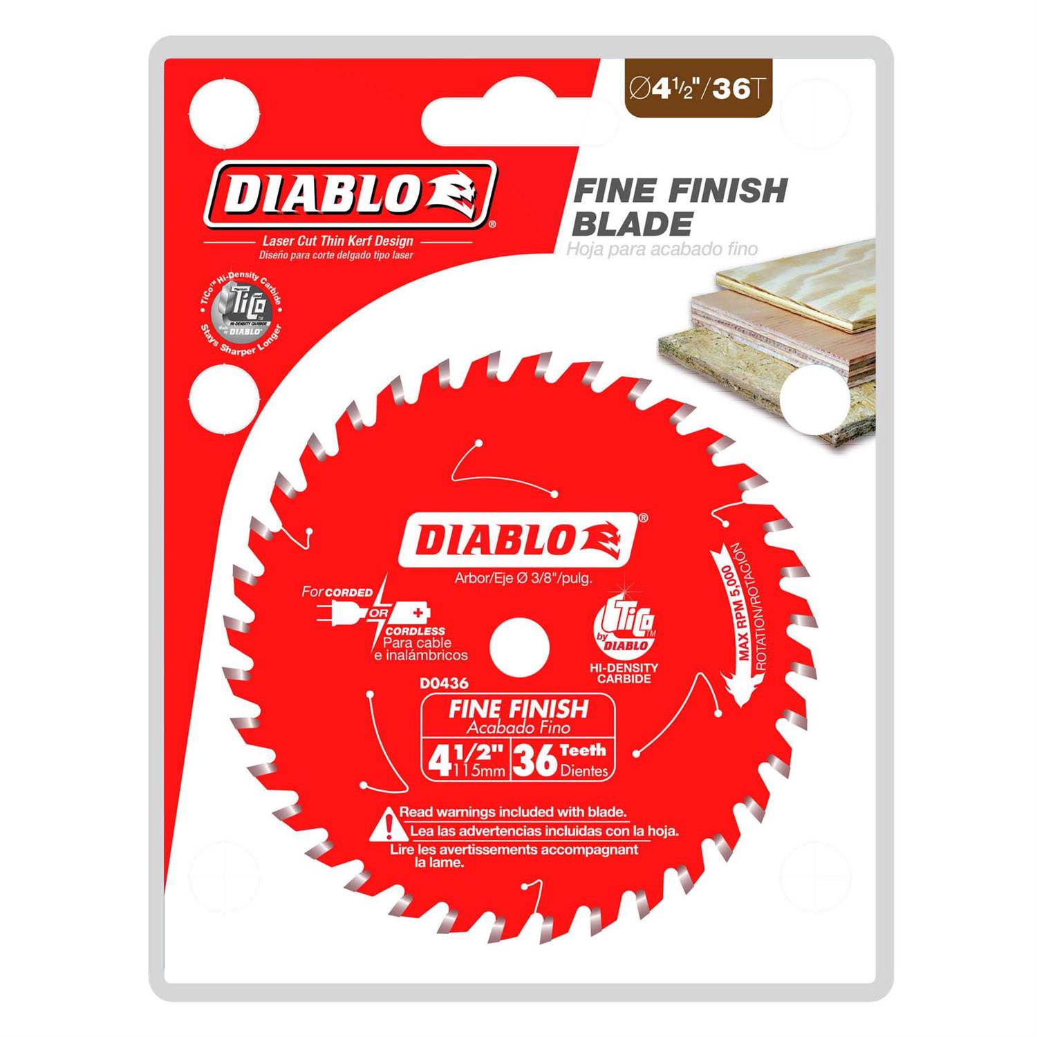 Diablo 16-5/16-in. 60 Tooth Fine Finish Beam Saw Blade D1660X - Cheap Fitting
