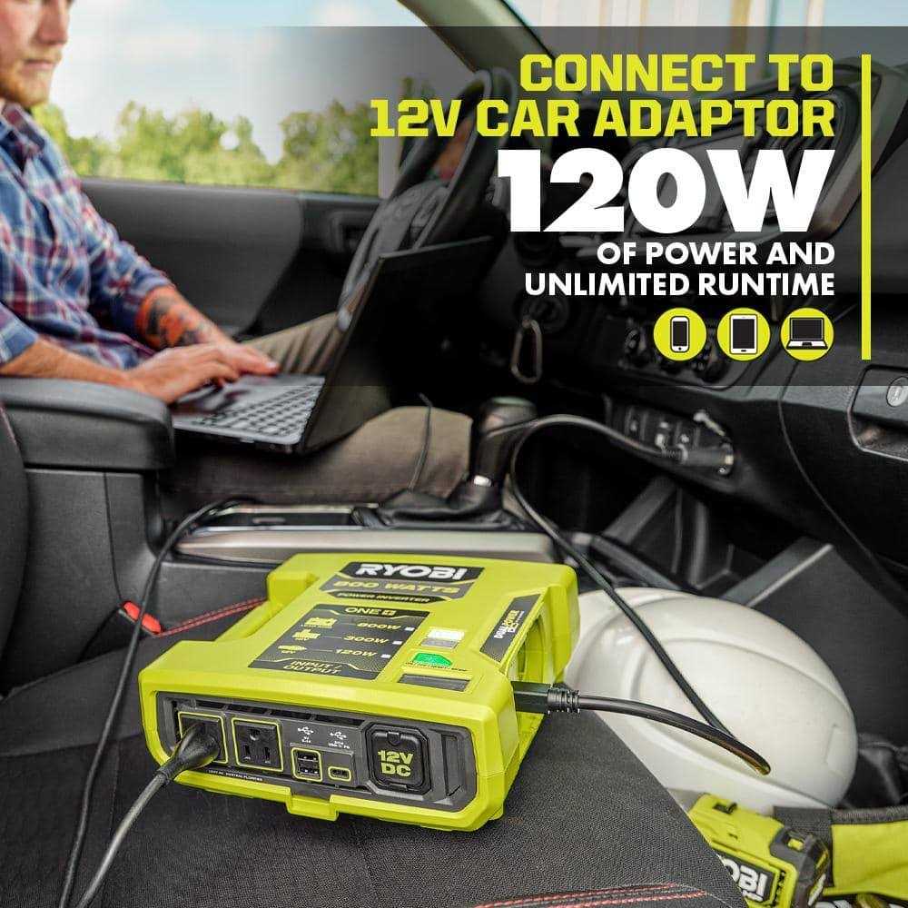 Ryobi ONE+ 18V 800-Watt Max 12V Automotive Power Inverter with Dual USB Ports - Cheap Fitting
