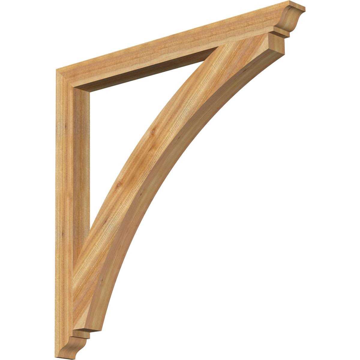 Ekena Millwork 5 1/2x22W x Thorton Craftsman Smooth BRACKET Douglas Fir - Cheap Fitting