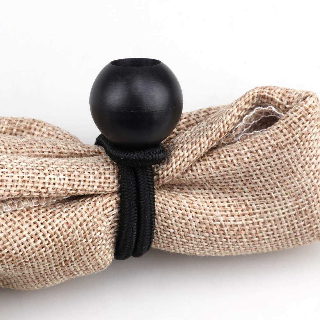 AOPRIE 30 Pack Bungee Balls Ball Bungee Heavy Duty Heavyweight 4 Tarp Bungee Cords - Cheap Fitting