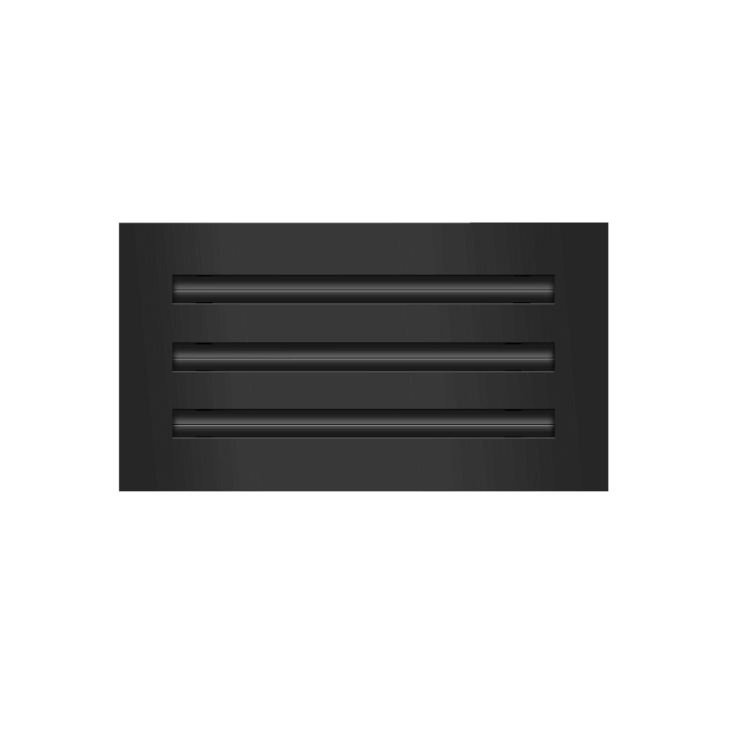 BUILDMART 12×6 Modern AC Vent Cover Decorative Black Air Vent - Cheap Fitting