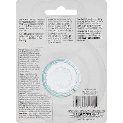 Hillman 18-Gauge Plastic Wire - Cheap Fitting