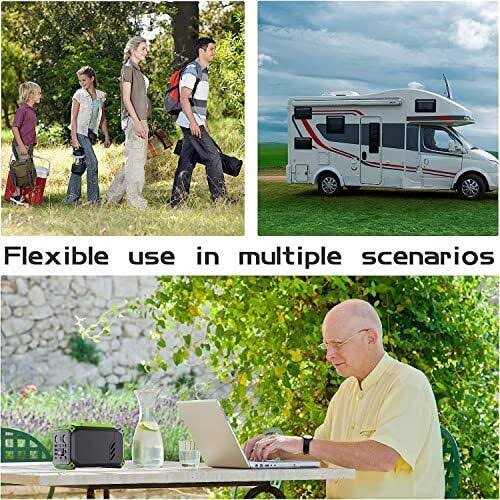 YUSHANG Portable Power Station 155Wh Camping Solar Power Bank with AC Outlet 42000mAh Generator Lithium Battery Power Supply 110V/150W - Cheap Fitting