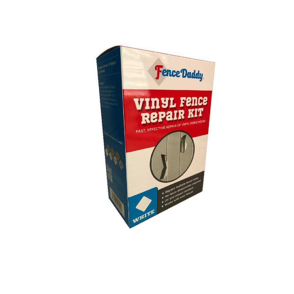 Vinyl Fence Repair Kit in White - Cheap Fitting