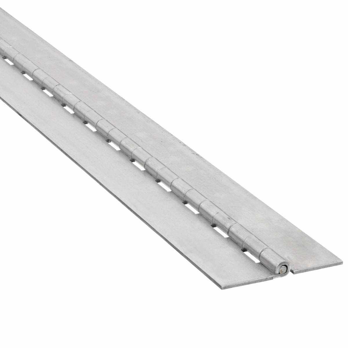 Zoro Select 1pk 1 1/2 in W x 72 in H Dull Aluminum Continuous Hinge 1JER6 - Cheap Fitting