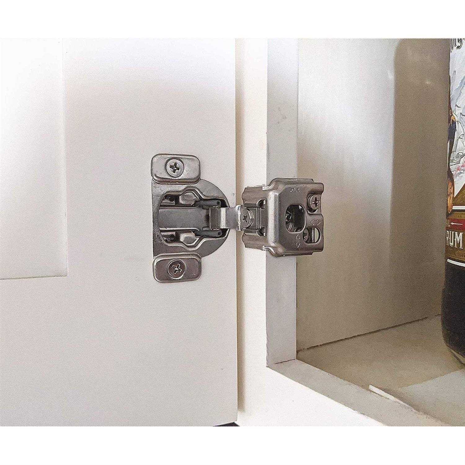 1-1/4 Double Packelysian 2 Piece Soft Close 1-1/4 Overlay cabinet Hinge 105 Degree 6 Ways 3 Cam Adjustment - Cheap Fitting