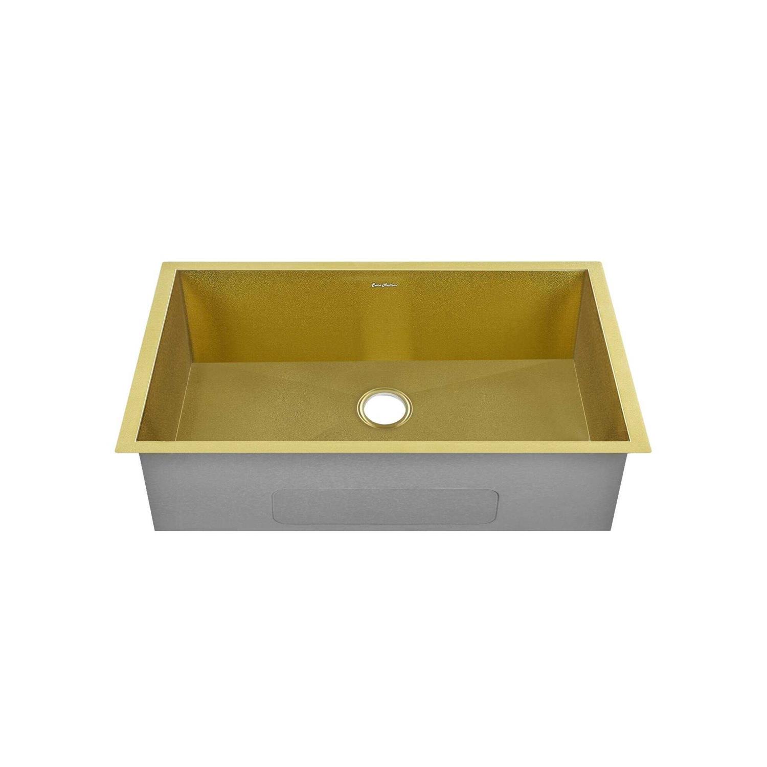 Swiss Madison Tourner 27 x 19 Stainless Steel Single Basin - Cheap Fitting