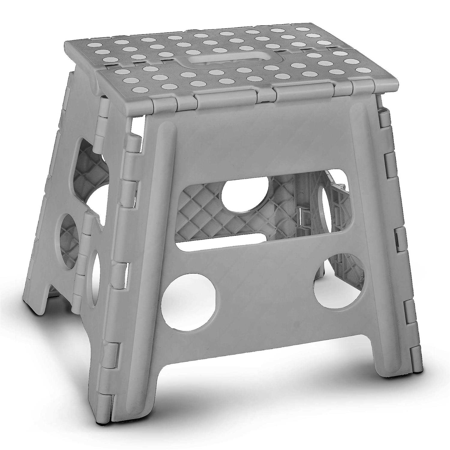 Handy Laundry Folding Step Stool, 13 Inch The Anti-Skid Step Stool is Sturdy to Support Adults and Safe Enough for Kids. Opens Easy with One Flip. Great - Cheap Fitting