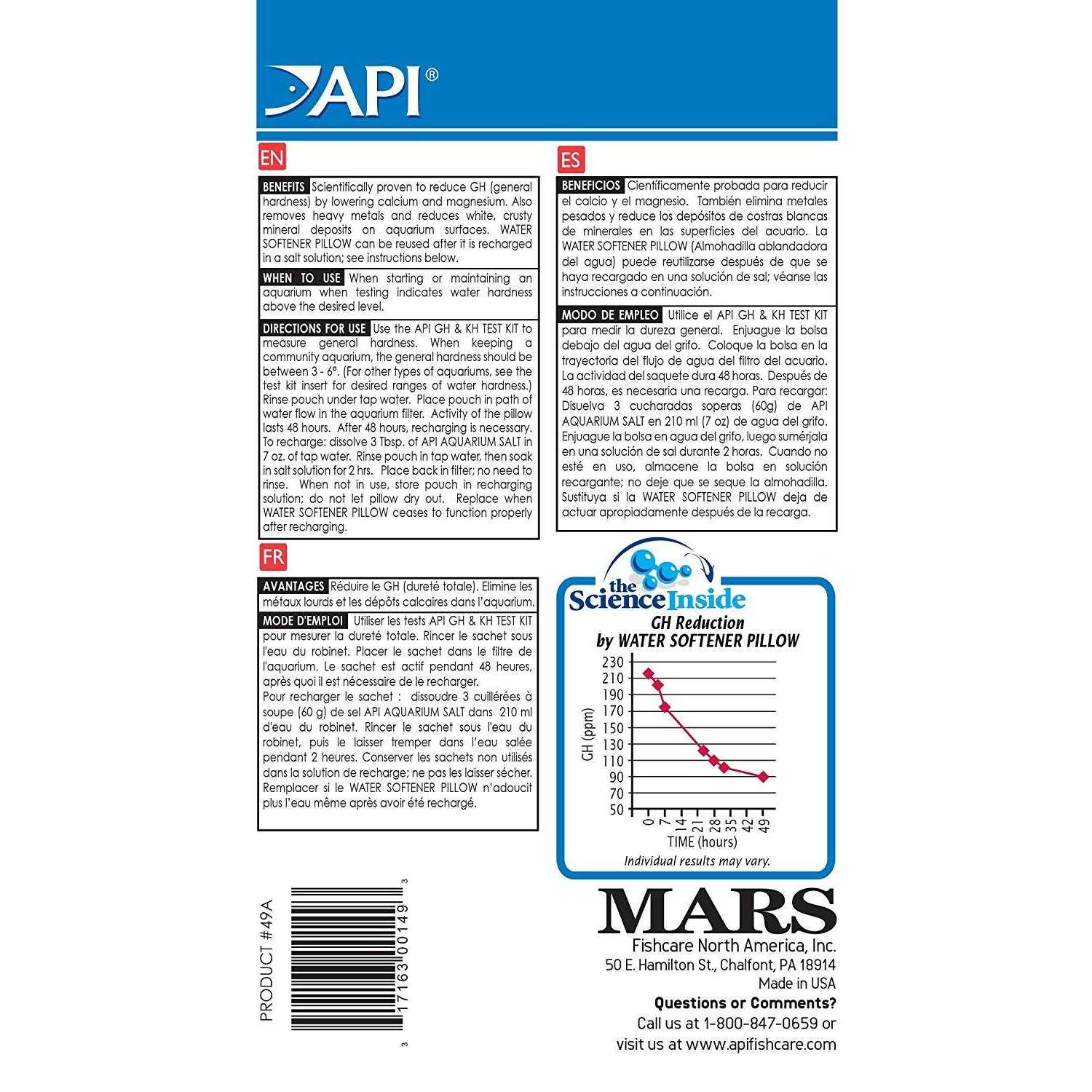 API Water Softener Pillow - Cheap Fitting