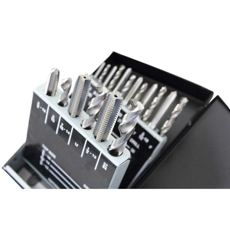 Accusize Industrial Tools Accusize 18 Pc H.S.S. Tap and Drill Set 0001-0040 - Cheap Fitting