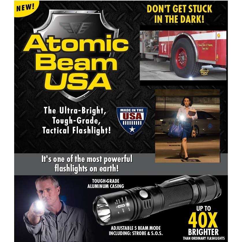 Atomic Beam Tactical Flashlight - Cheap Fitting
