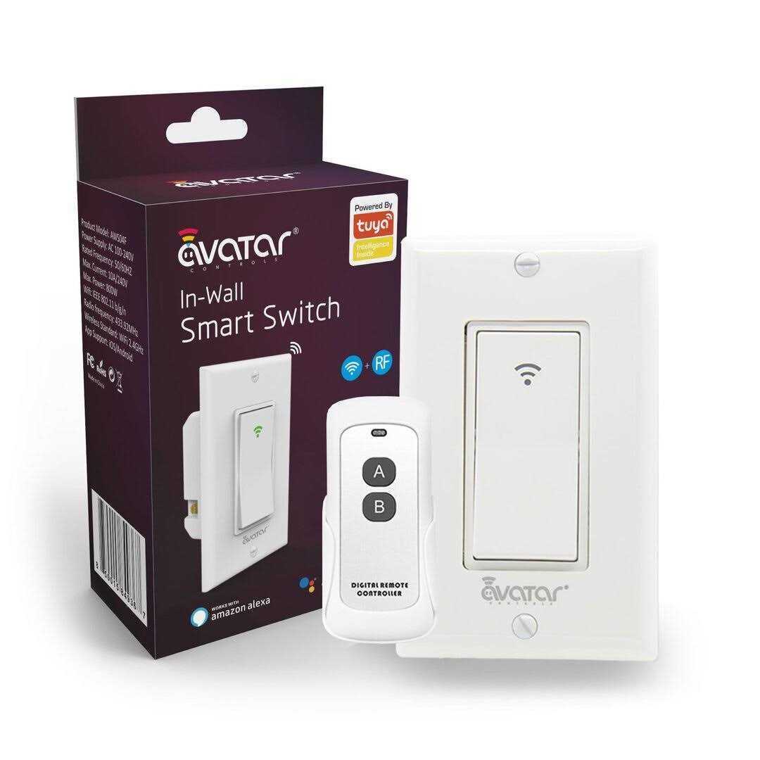 Avatar Controls Smart Single-Pole Rocker Switch with Wi-Fi Control and Bluetooth Remote - Cheap Fitting