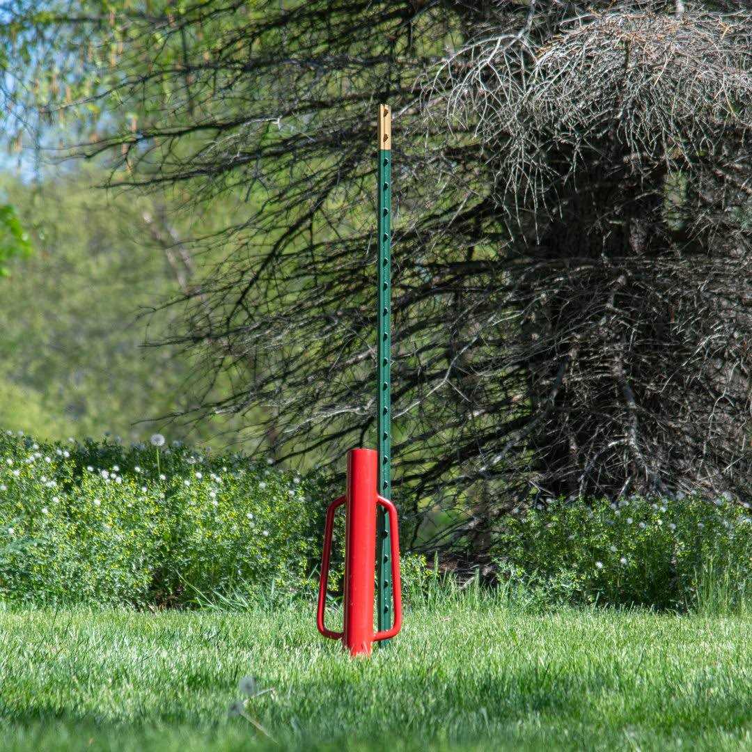 YardGard Red Fence Post Driver - Cheap Fitting