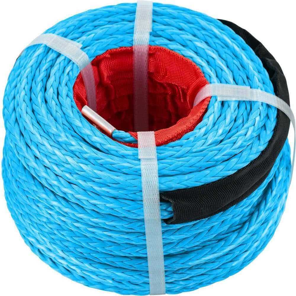 VEVOR Synthetic Winch Rope 100ft Winch Cable with G70 Hook Working Strength - Cheap Fitting
