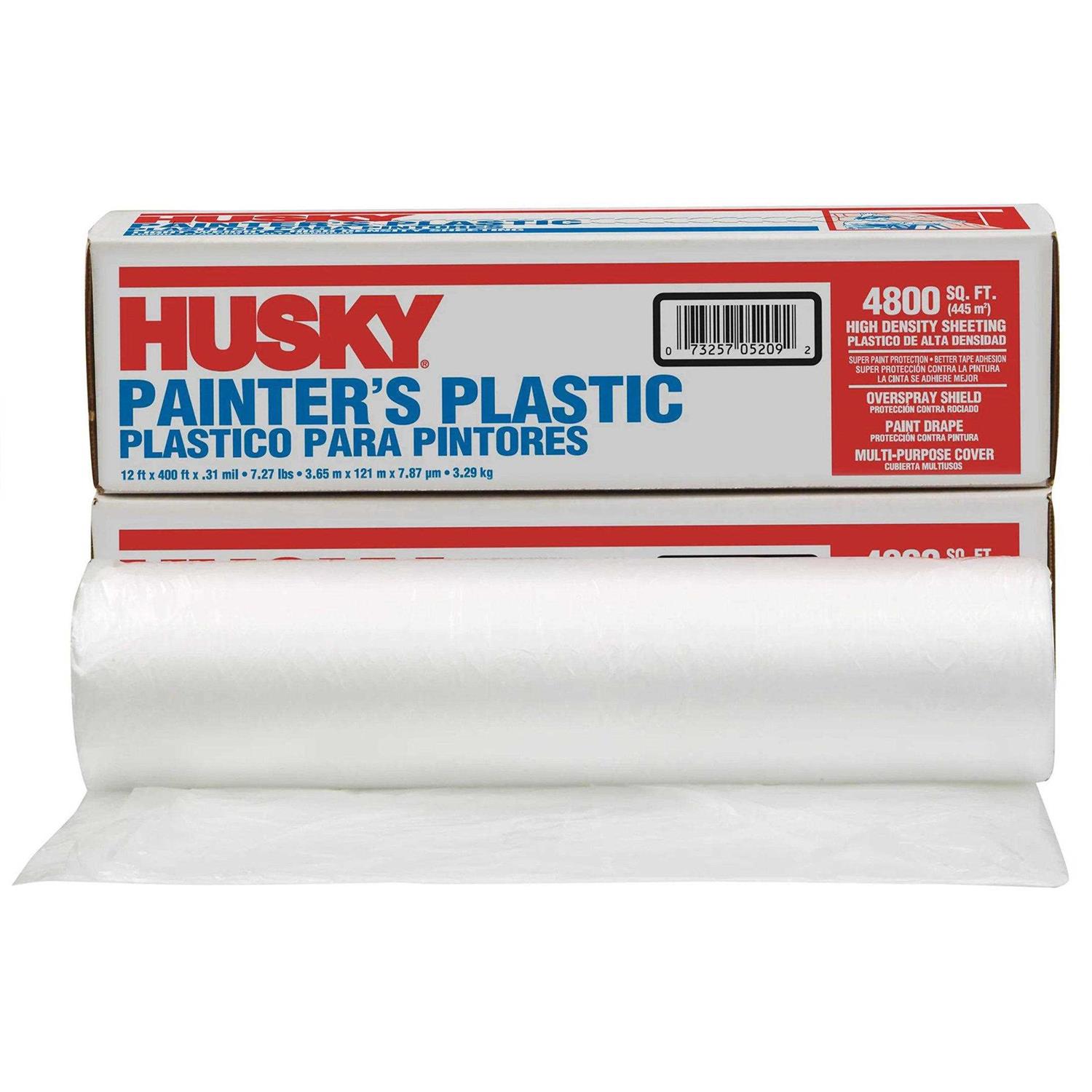 Poly-America 03512H 12′ x 400′ .31mil High Density Painters Poly Film - Cheap Fitting