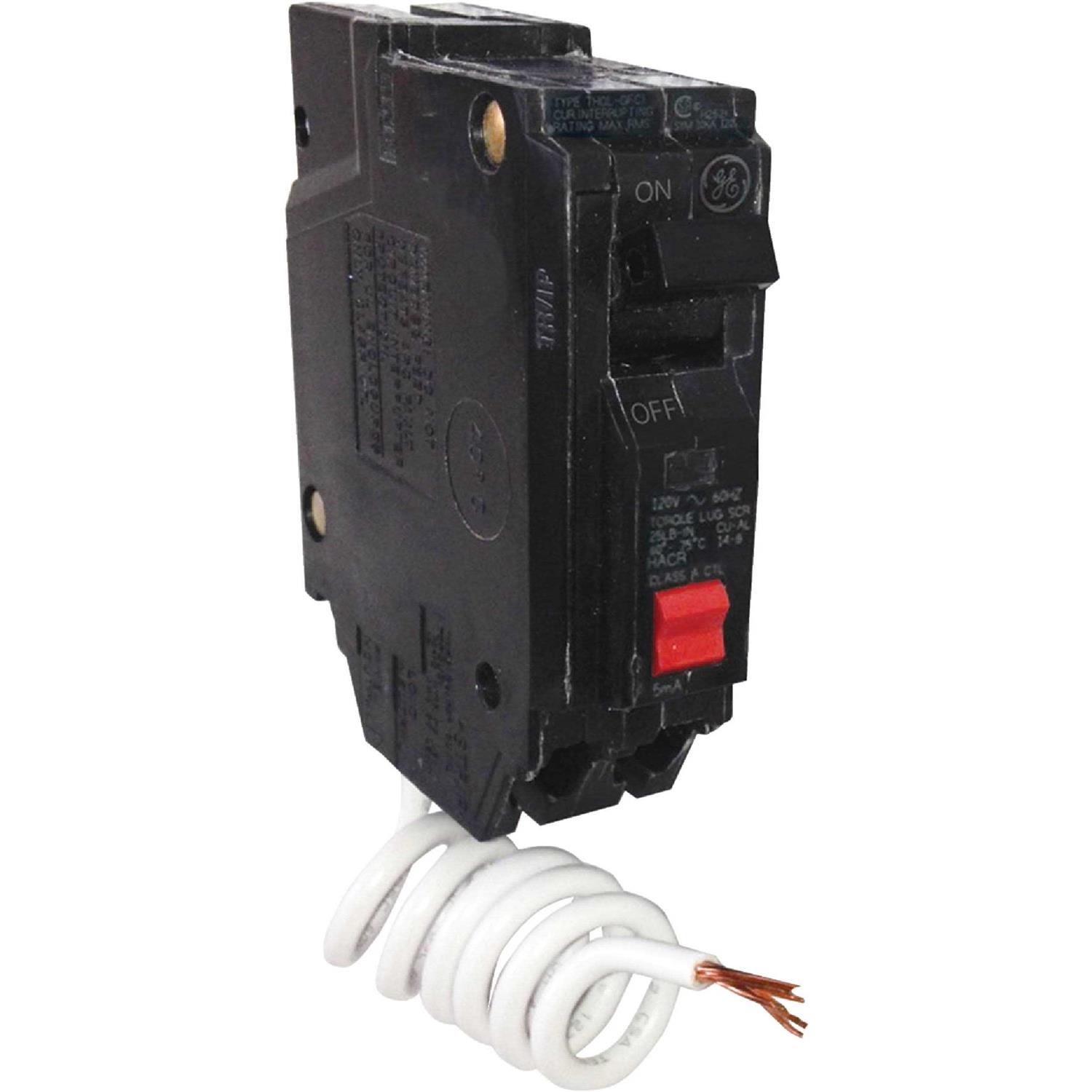 GE THQL1120GFTP Single Pole GFCI Circuit Breaker - Cheap Fitting