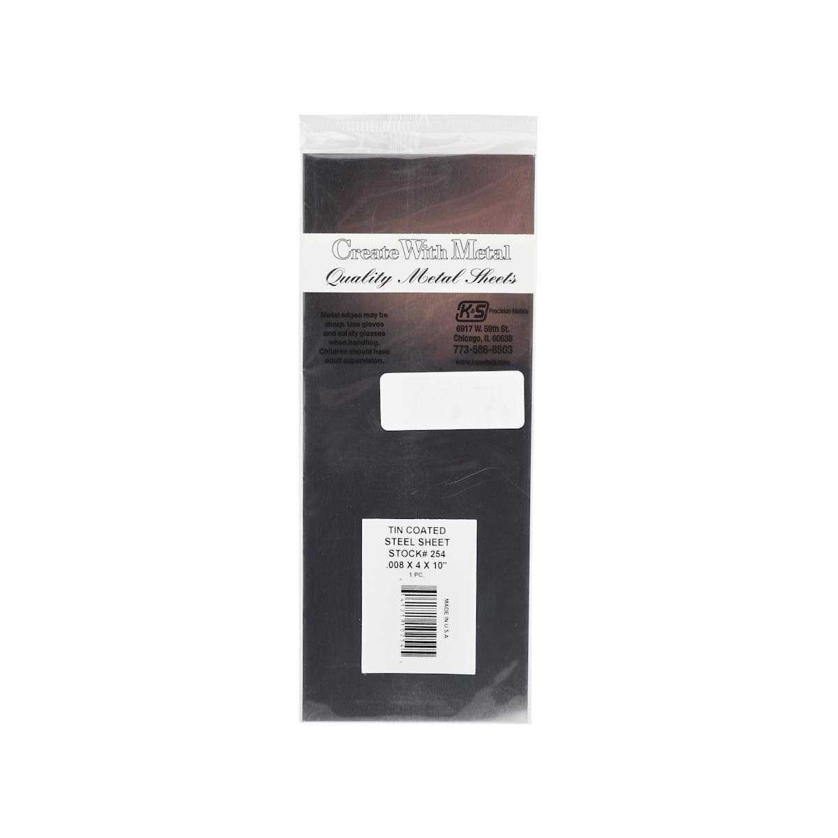 K & S Sheet Metal .008 in. 4 in. x 10 in. Tin - Cheap Fitting