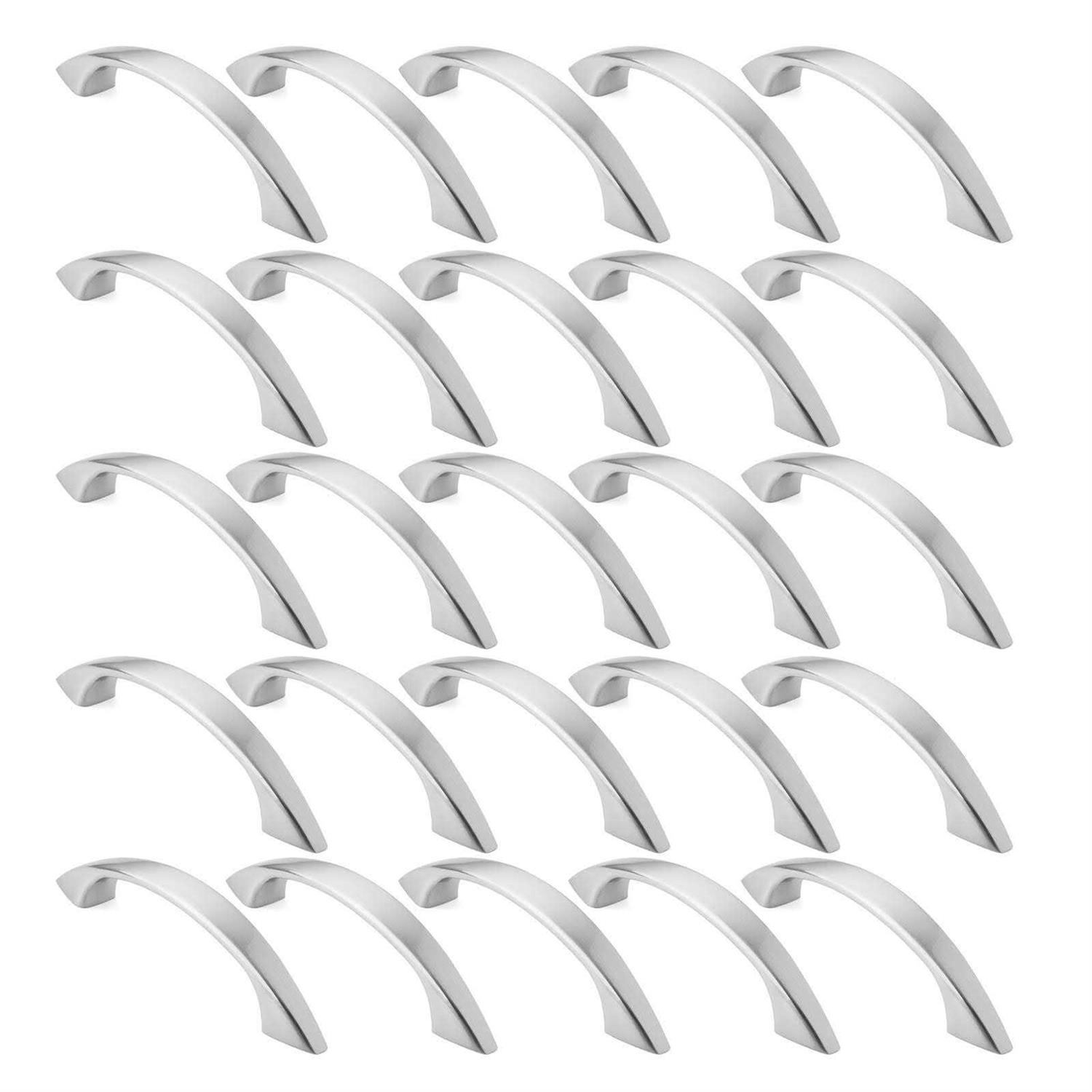 Cauldham Solid Kitchen Cabinet Arch Pulls Handles - Cheap Fitting