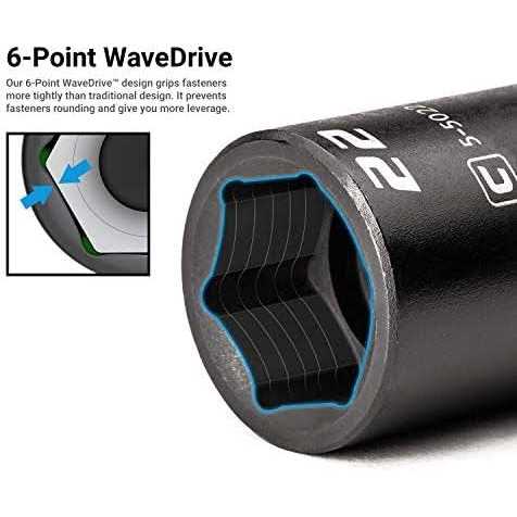 Capri Tools 1/2 in. Drive Shallow Impact Socket Set - Cheap Fitting