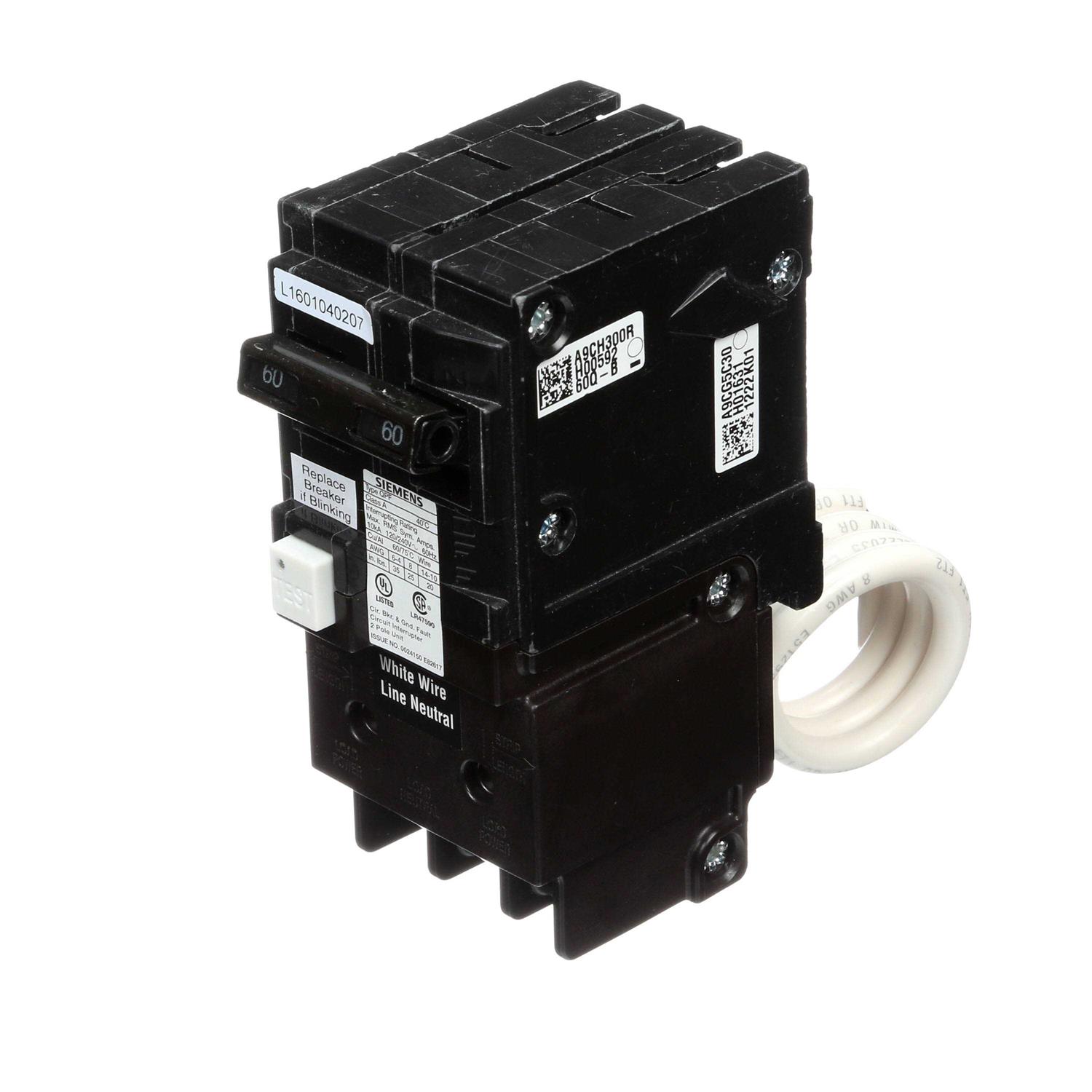 Siemens QF260A 2 Pole Circuit Breaker - Cheap Fitting