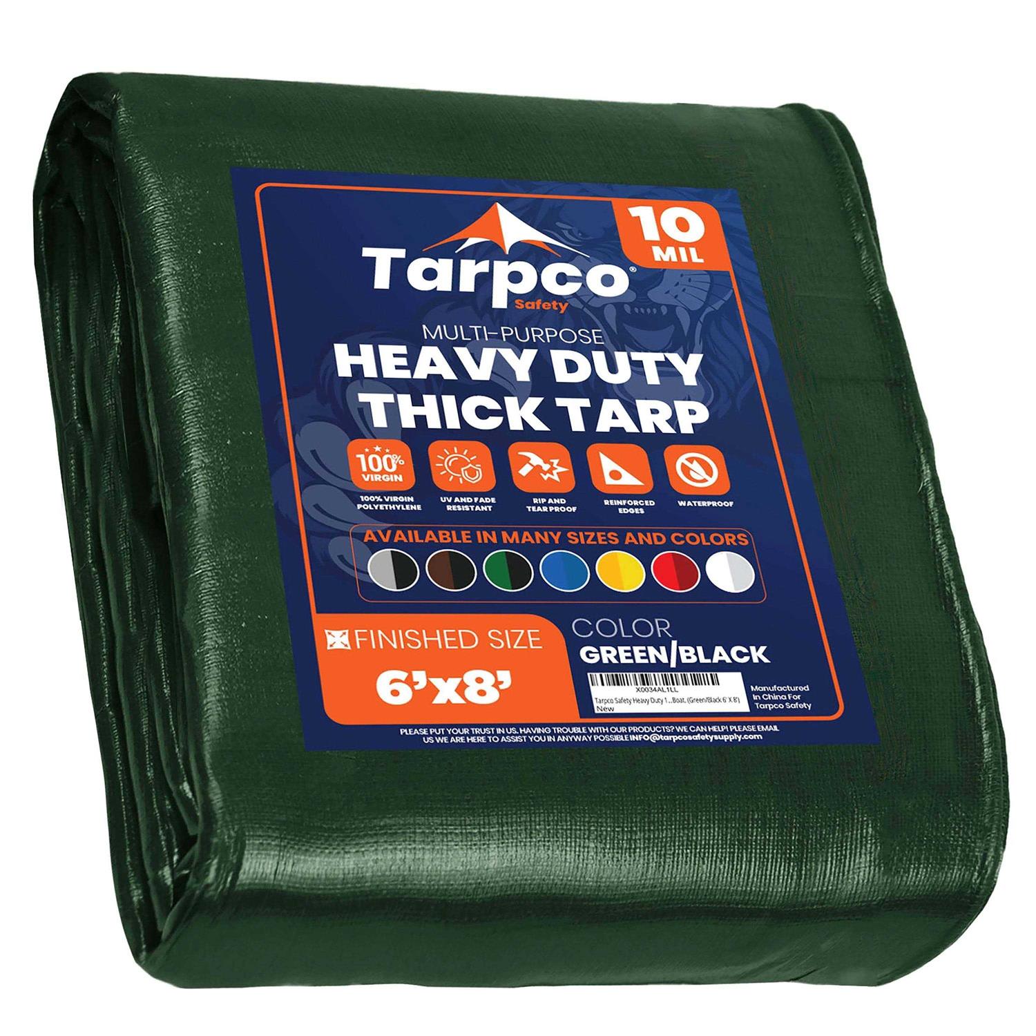Tarpco Safety Heavy Duty Mil Tarp Cover - Cheap Fitting