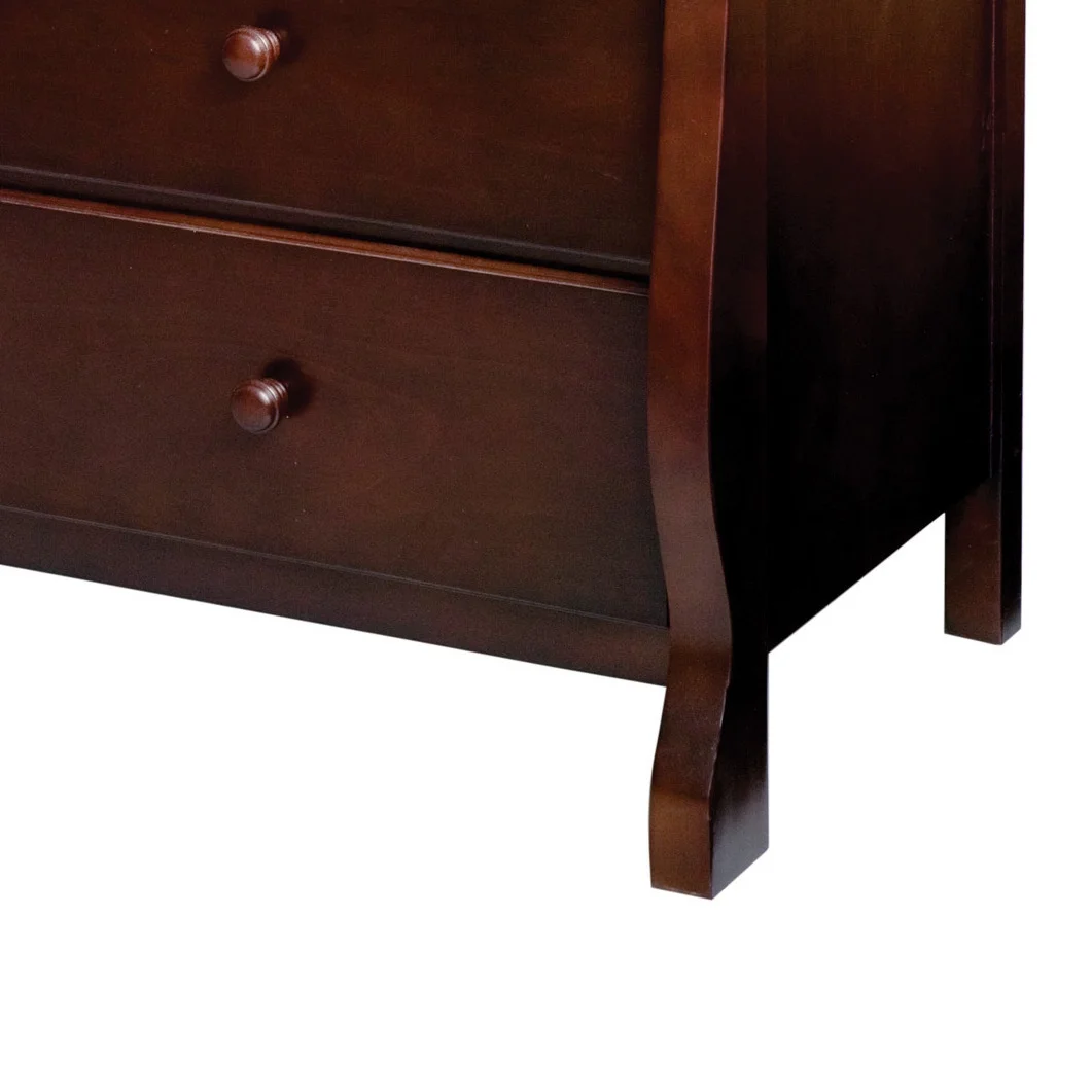 Delta Children Universal 6 Drawer Dresser with Interlocking Drawers - Greenguard Gold Certified, Dark Chocolate - Cheap Fitting