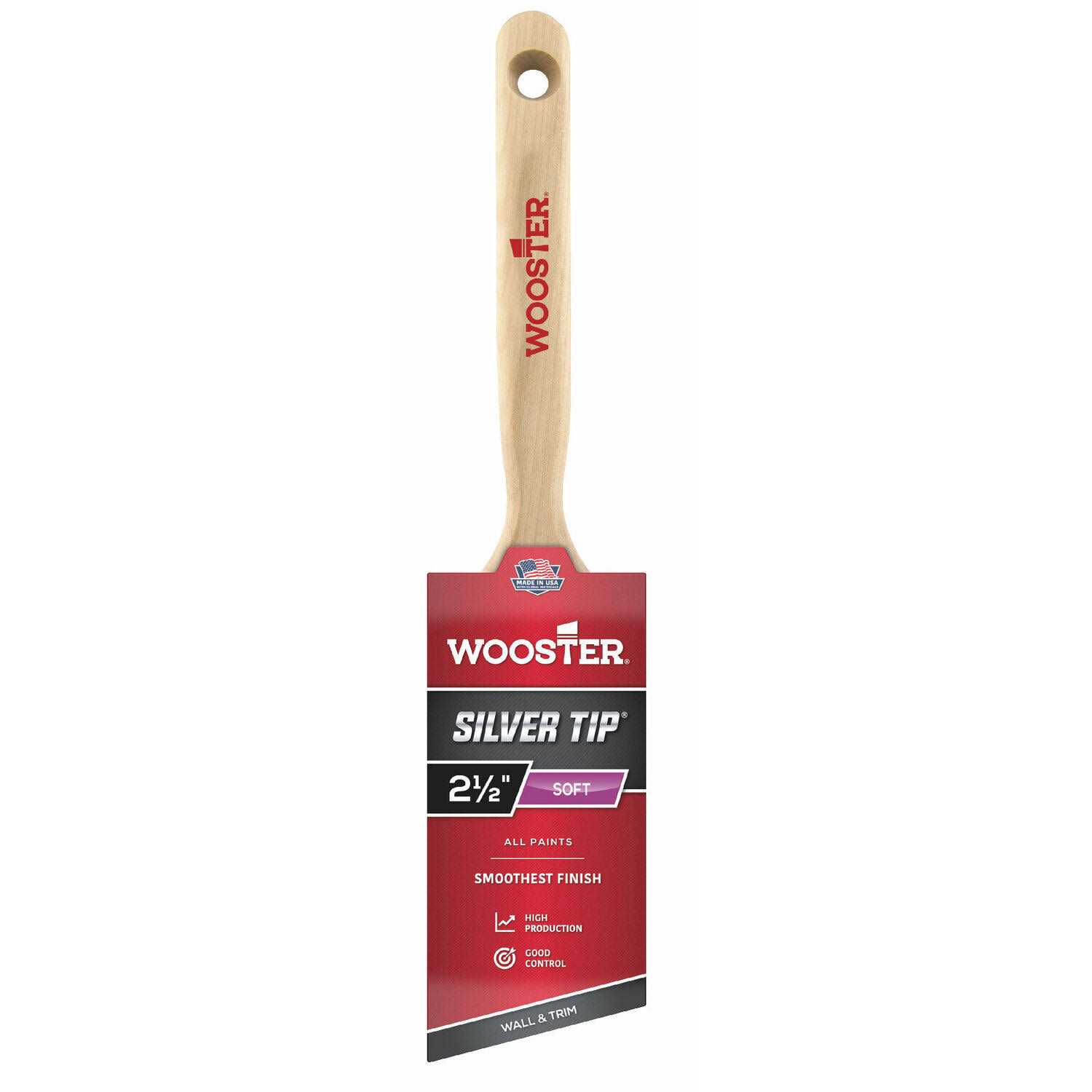 Wooster Silver Tip Angle Sash Paint Brush - Cheap Fitting