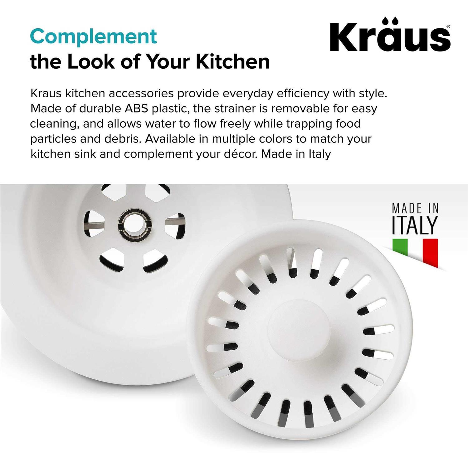 Kraus Kitchen Sink Strainer PST1-WH - Cheap Fitting