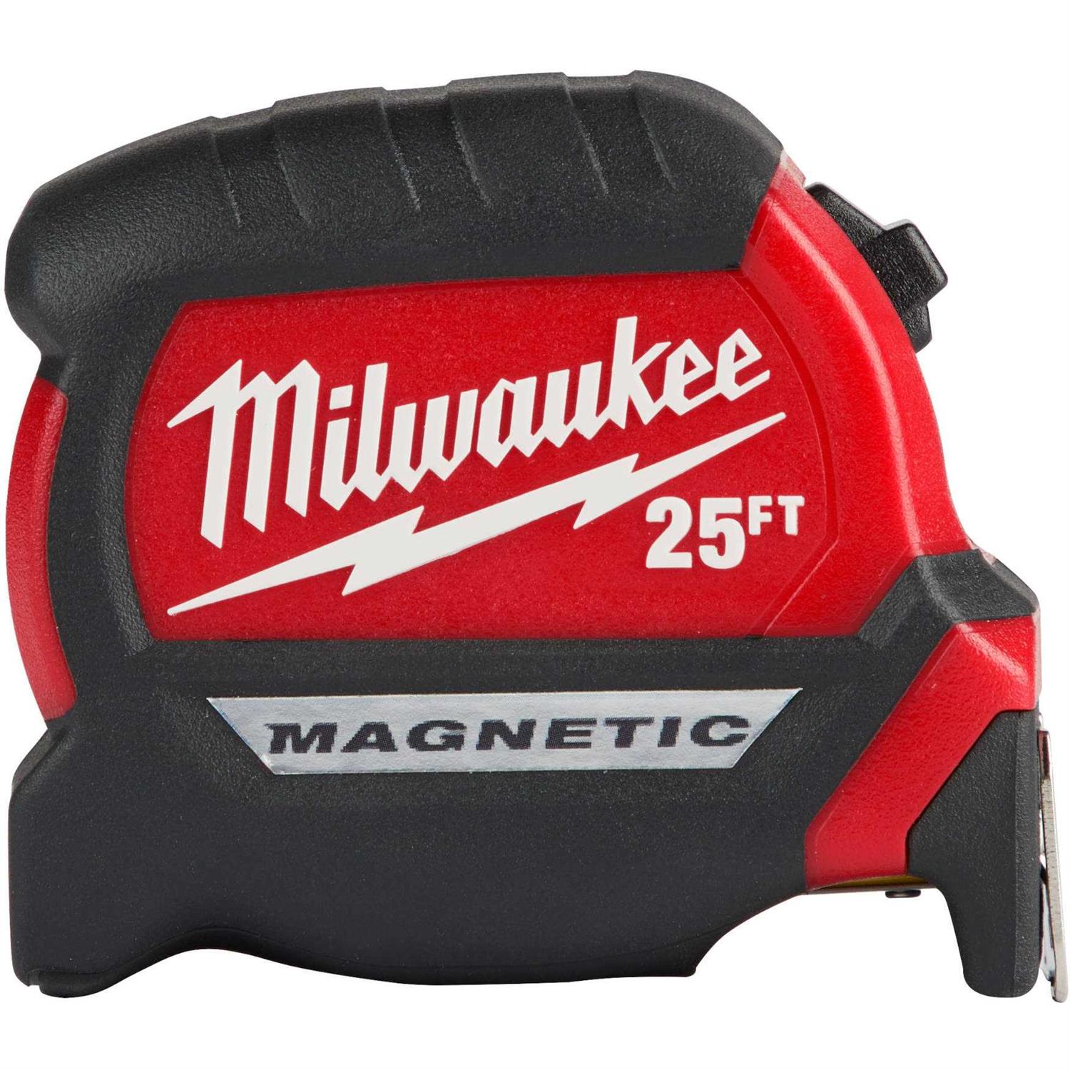 Milwaukee 25′ Compact Magnetic Tape Measure 48-22-0325 - Cheap Fitting