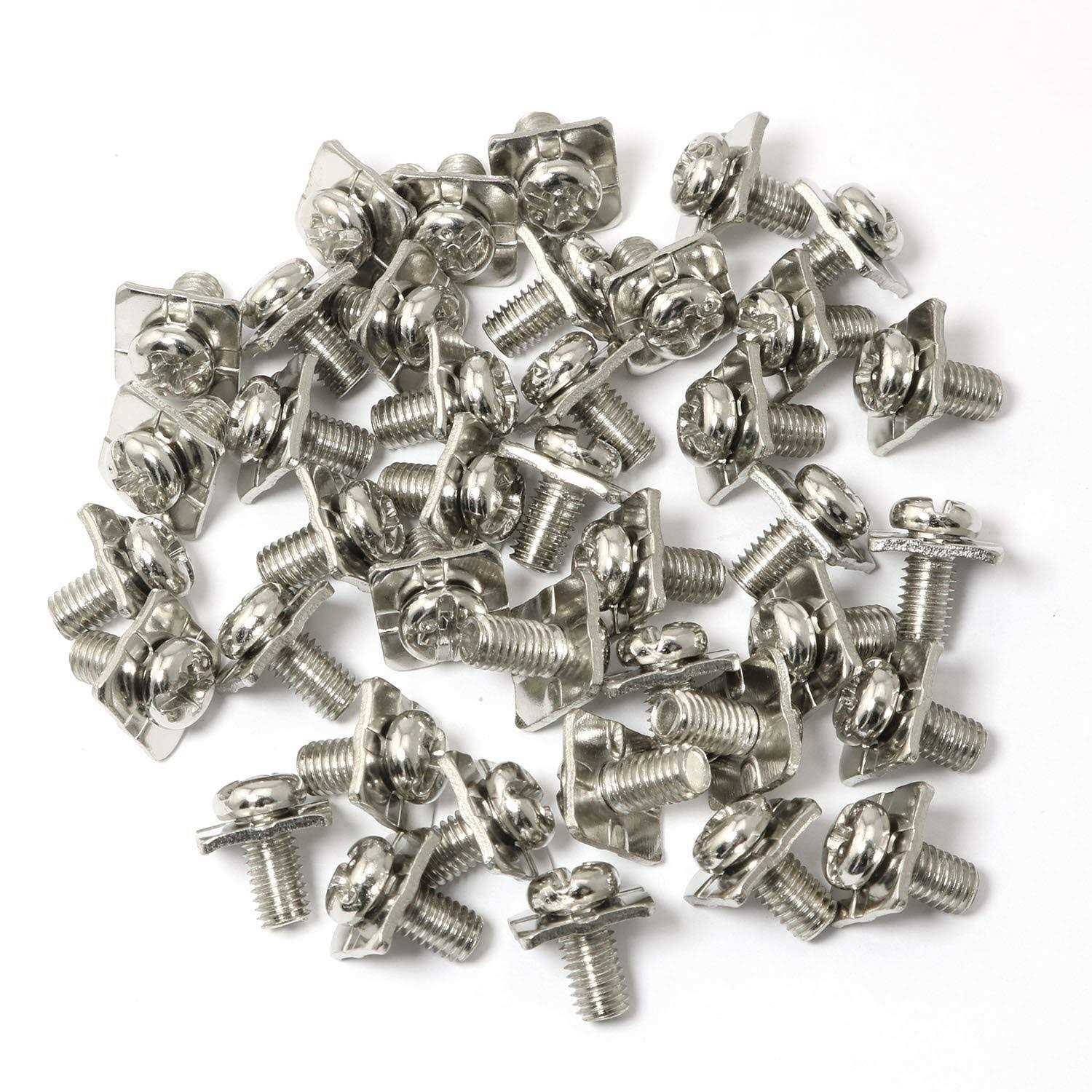 Pzrt 40pcs Terminal Block Screws Square Washers - Cheap Fitting