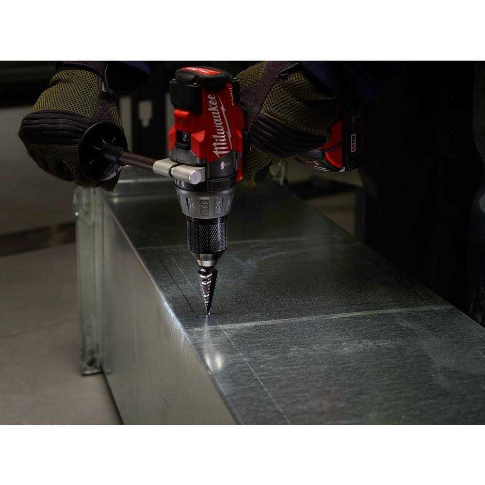 Milwaukee Black Oxide Step Drill Bit Set with Titanium Drill Bit Set - Cheap Fitting