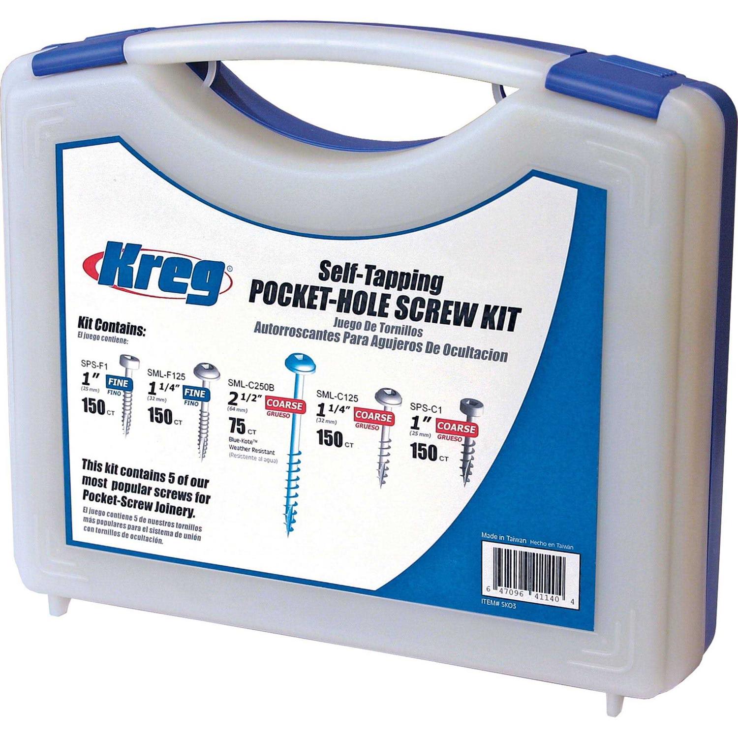 Kreg Pocket Hole Screw Kit SK03 - Cheap Fitting