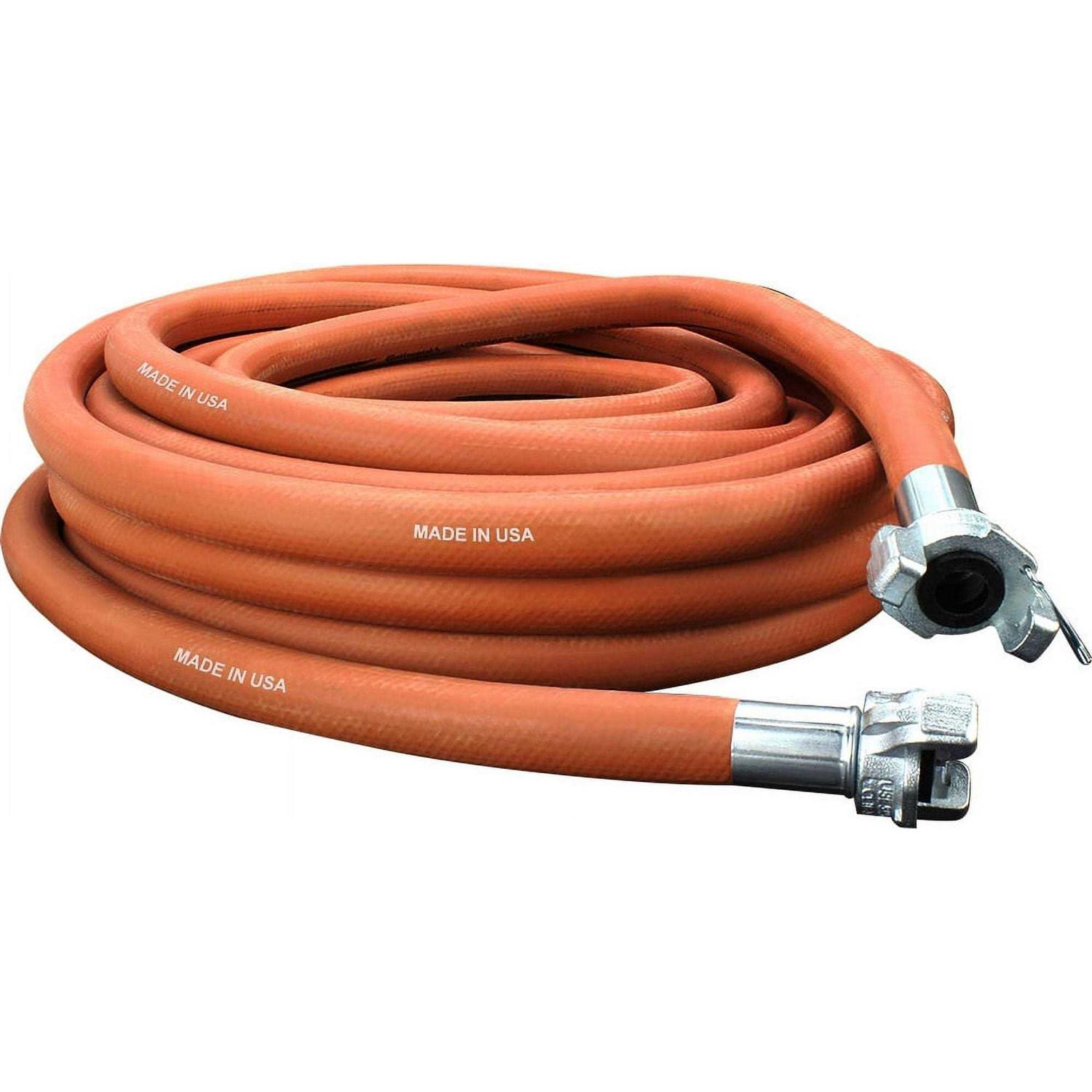 Milton Industries 1638 Industrial Jackhammer Rubber Air Hose 50′ Length x 3/4 Crimped Universal Coupling Connection Fitting	Milton Industries 1638 Industrial Jackhammer Rubber Air Hose 50′ Length x 3/4 Crimped Universal Coupling Connection Fitting - Cheap Fitting