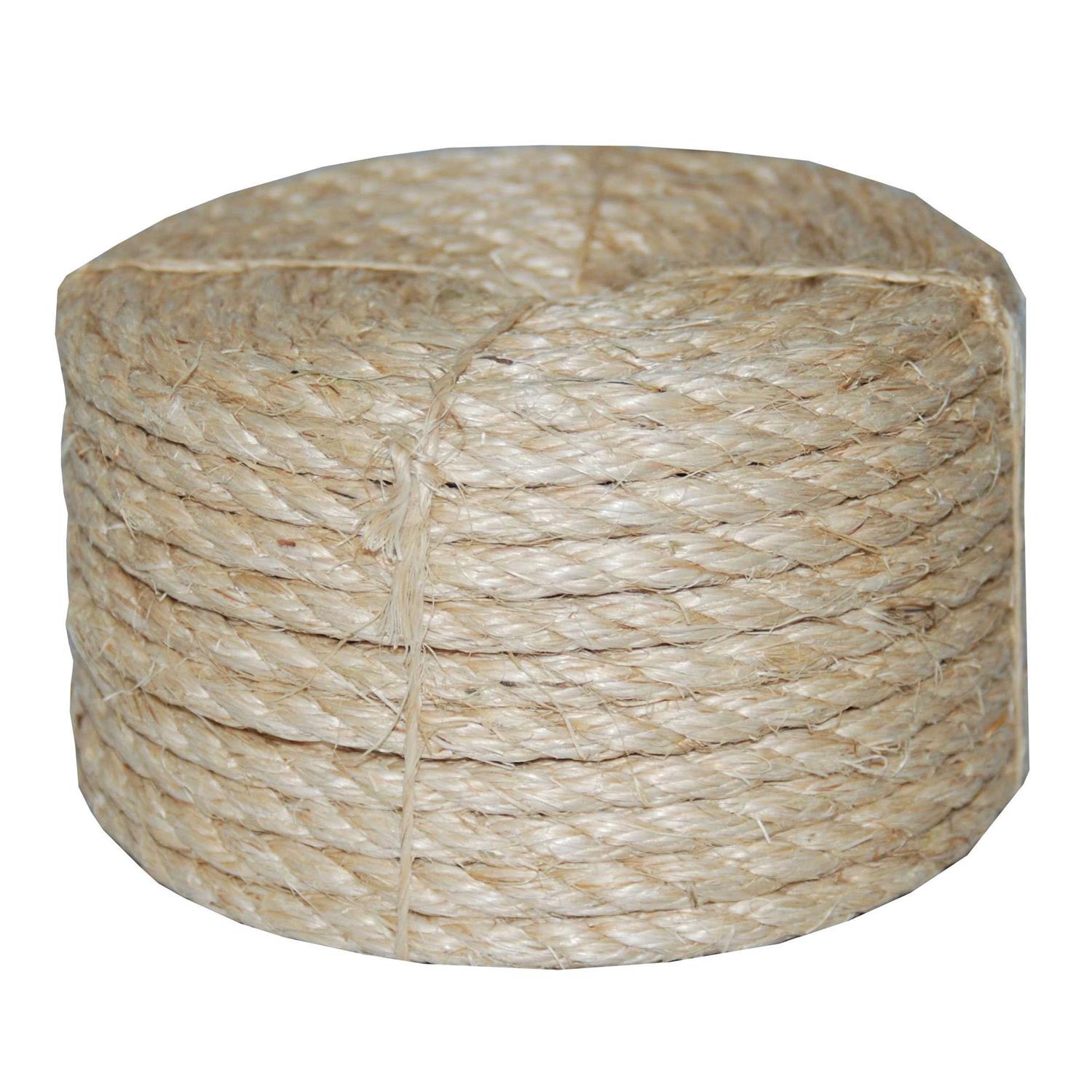 T.W. Evans Cordage Twisted Sisal Rope - Cheap Fitting